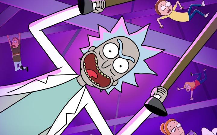 ملصق تريلر الموسم 9 من أنيميشن ريك ومورتي