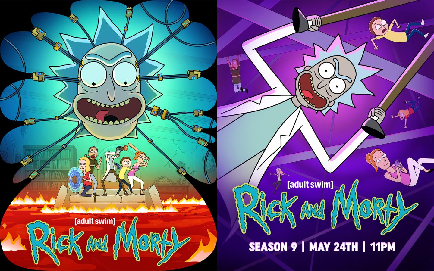 ملصقات الموسم 9 من أنيميشن ريك ومورتي